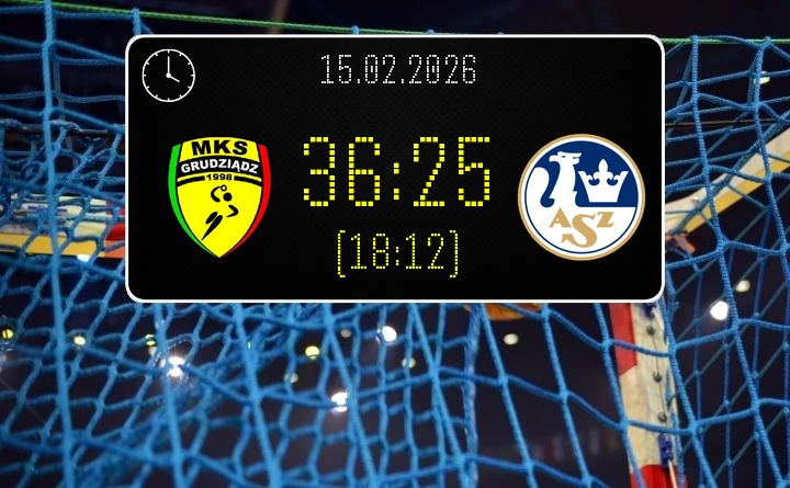 [PIŁKA RĘCZNA] MKS Grudziądz – KU AZS UKW Bydgoszcz 36:25 – I Liga Mężczyzn (Grupa A), 16. kolejka