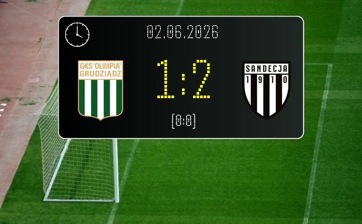 [PIŁKA NOŻNA] Betclic 2. liga – Olimpia Grudziądz – Sandecja Nowy Sącz 1:2. Gorzki finał półfinału baraży w Grudziądzu