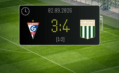 [PIŁKA NOŻNA] Górnik II Zabrze – Olimpia Grudziądz 3:4 w Pucharze Polski. Olimpia z awansem po emocjonującej końcówce