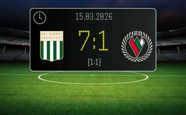 [PIŁKA NOŻNA] Olimpia Grudziądz – Zagłębie Sosnowiec 7:1 – efektowne zwycięstwo w Betclic 2. liga