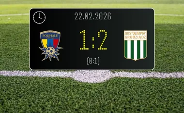 [PIŁKA NOŻNA] Podhale Nowy Targ – Olimpia Grudziądz 1:2 – ważne trzy punkty w Betclic 2. liga