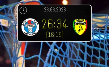 [PIŁKA RĘCZNA] I Liga Mężczyzn (Grupa A) – SKF KPR Sparta Oborniki – MKS Grudziądz 26:34. Goście z Grudziądza potwierdzili formę