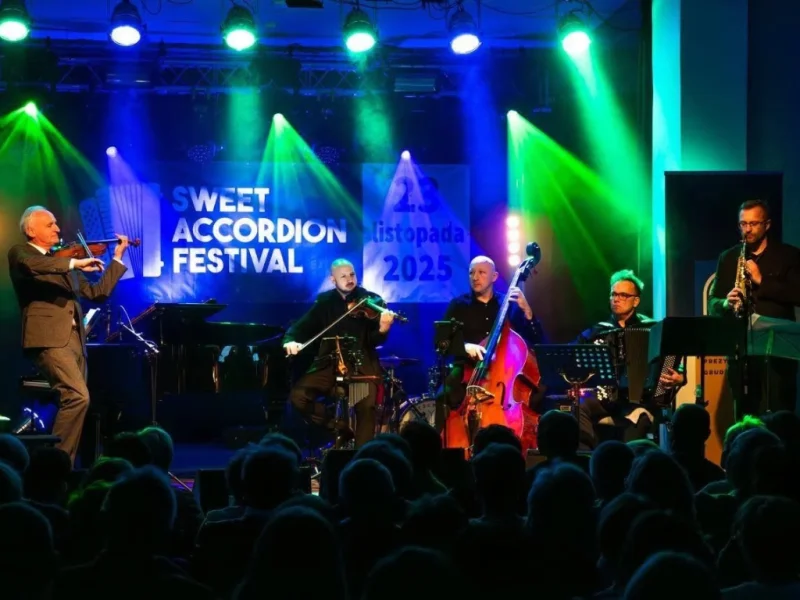 Grafika promocyjna wydarzenia 9. edycja Sweet Accordion Festival