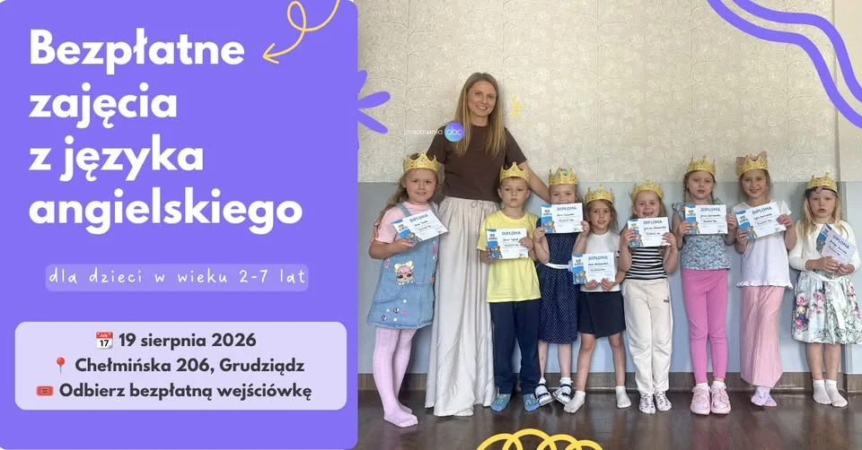 Grafika promocyjna wydarzenia Teddy Eddie – angielski dla dzieci