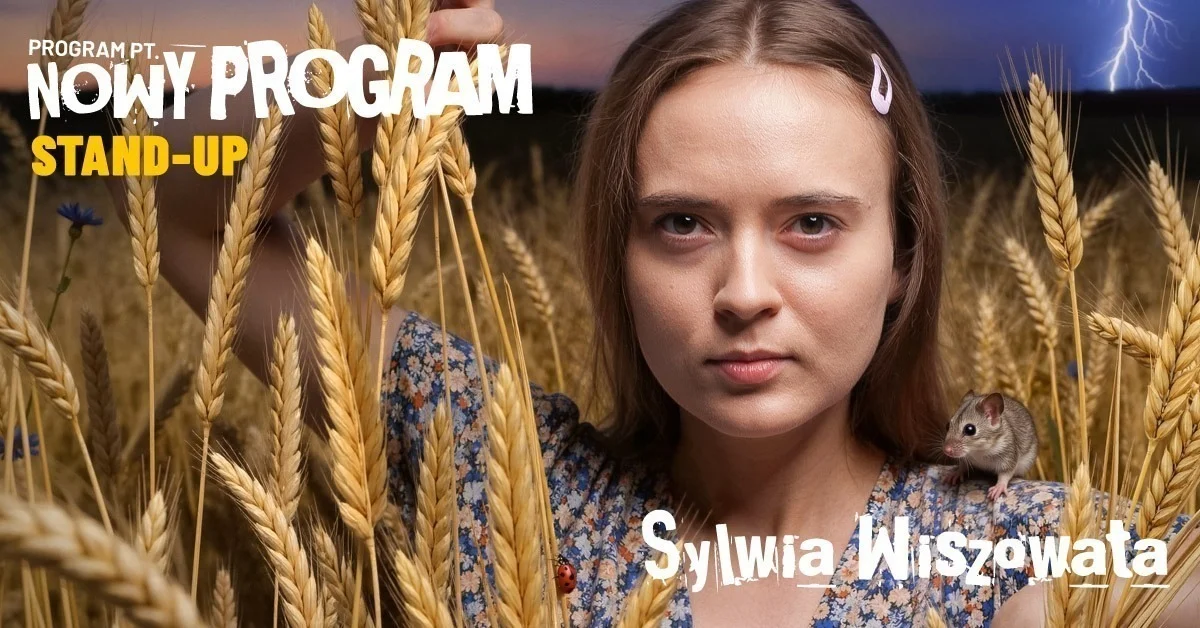 Grafika promocyjna wydarzenia Sylwia Wiszowata – stand-up w Grudziądzu