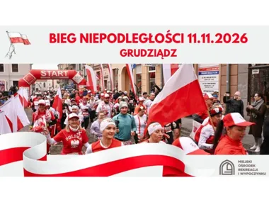 Grafika promocyjna wydarzenia Bieg Niepodległości 2026