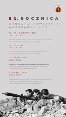 Grafika promocyjna wydarzenia Godzina „W” – uroczystość patriotyczna z asystą Wojska Polskiego