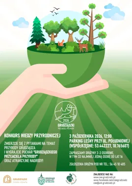 Grafika promocyjna wydarzenia Konkurs „Grudziądzki Przyjaciel Przyrody”