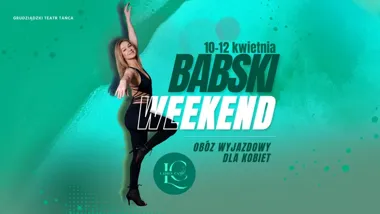 Grafika promocyjna wydarzenia LADIES CAMP GTT — kobiecy obóz taneczno-relaksacyjny, 10–12 kwietnia 2026