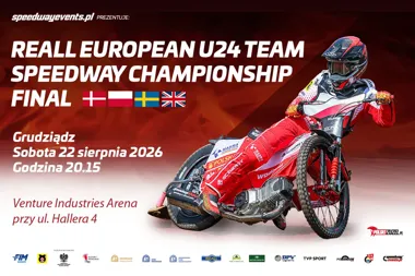Grafika promocyjna wydarzenia Reall European U24 Team Speedway Championship Final