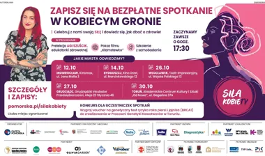 Grafika promocyjna wydarzenia Siła KobieTY w Grudziądzu