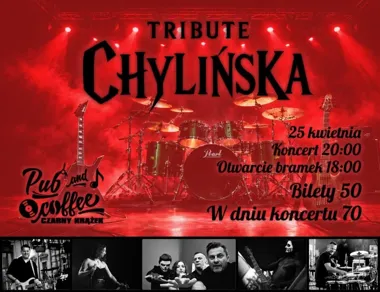 Grafika promocyjna wydarzenia Tribute Chylińska w Pubie Czarny Krążek w Grudziądzu