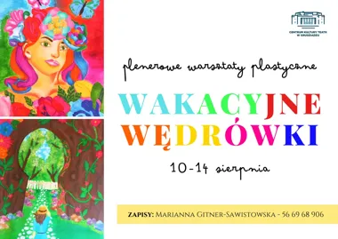 Grafika promocyjna wydarzenia Wakacyjne wędrówki