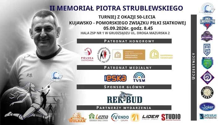 II Memoriał Piotra Strublewskiego w Grudziądzu połączy sport i jubileusz
