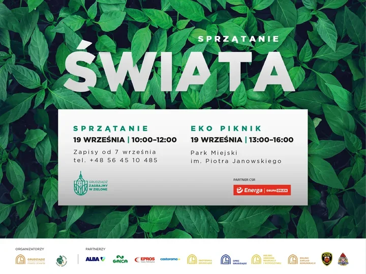 Pięć miejskich lasów do posprzątania. Potem ekologiczny piknik w Grudziądzu