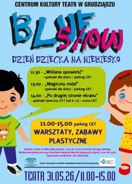 Niebieskie święto dla dzieci. W Grudziądzu czeka teatr i warsztaty