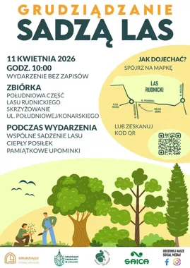Grudziądzanie wracają do lasu z łopatami i gotowym planem na sadzenie drzew