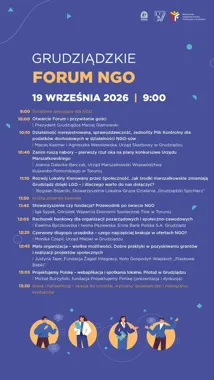 Forum NGO w Grudziądzu połączy podatki, granty i lokalne pomysły