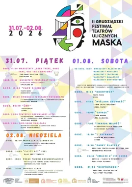 MASKA wraca na Stare Miasto. Grudziądz szykuje trzy dni teatru pod gołym niebem