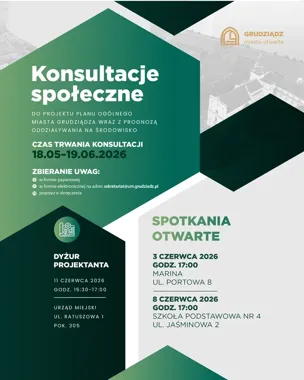 Nowy plan ogólny pod lupą. W Grudziądzu rusza rozmowa o zabudowie
