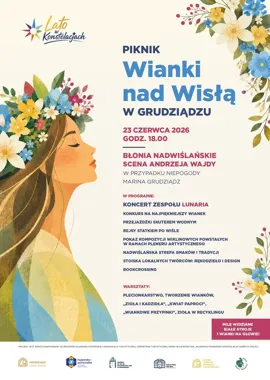 Noc kupały wraca nad Wisłę – w Grudziądzu będzie piknik z wiankami i muzyką