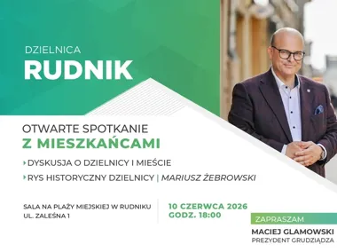 Ostatnie spotkanie z mieszkańcami przed wakacjami odbędzie się na Rudniku