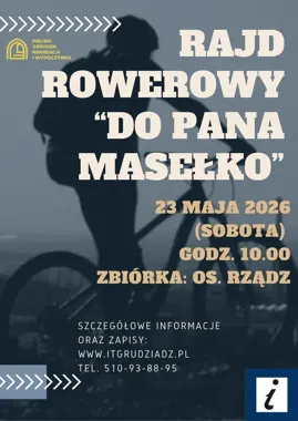 Rowerem do pana Masełko. Na końcu czekają sery i ognisko nad Rudnickim