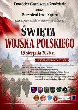 Święto Wojska Polskiego w Grudziądzu. Będą drony i wojskowa grochówka