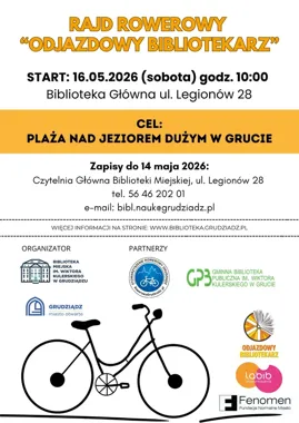 Rowerem po książki i odpoczynek nad jeziorem z bibliotekarzami