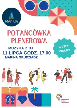 Potańcówka na Marinie w Grudziądzu. Finał kursu tańca w plenerze