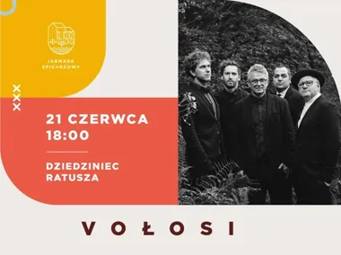 VOŁOSI zagrają ostatni koncert Jarmarku Spichrzowego. Smyczki i energia na dziedzińcu Ratusza