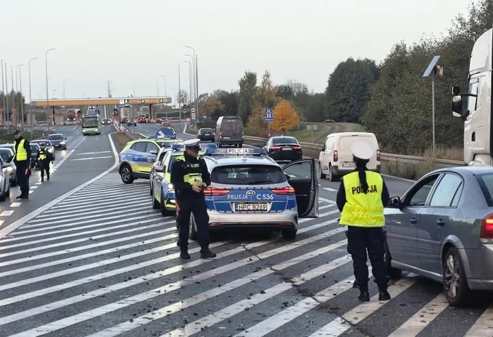 Ponad 2730 kontroli na A1. Dwóch kierowców nie mogło jechać dalej