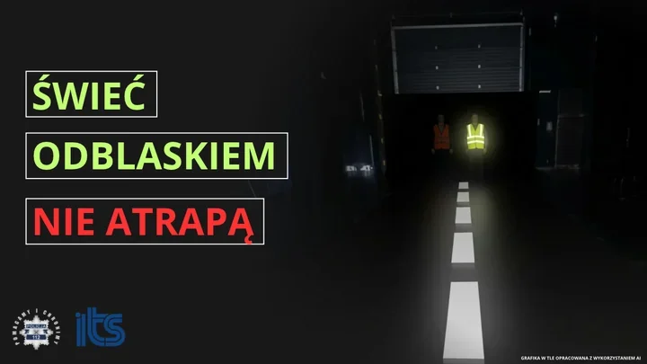 Odblask może być tylko atrapą. Policja radzi, jak sprawdzić jego skuteczność