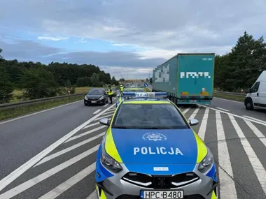 Ponad 1290 kontroli na A1. Kierowca ciężarówki miał blisko 0,9 promila