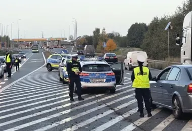 Ponad 2730 kontroli na A1. Dwóch kierowców nie mogło jechać dalej